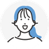 女性のイラスト