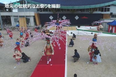 お祭りの撮影