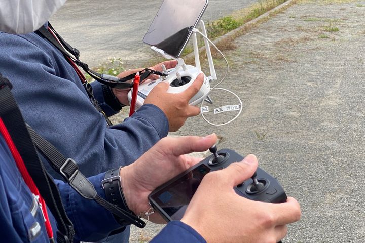 エアリアルドローンスクール 操縦機2