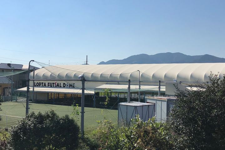 開放感のある屋内練習場