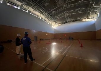 照明おとした状態でも練習します