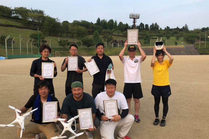 広い練習場も完備しています