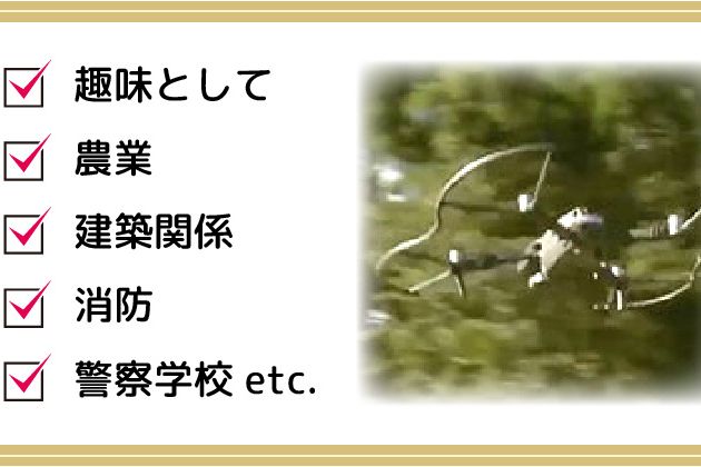 これからの時代に役立つドローン(無...
