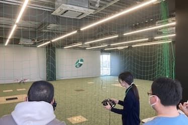 スカイテックドローンアカデミー 練習風景