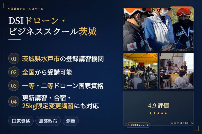 DSIドローン・ビジネススクール茨城