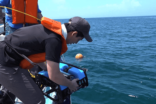 水中ドローン 実技スクール