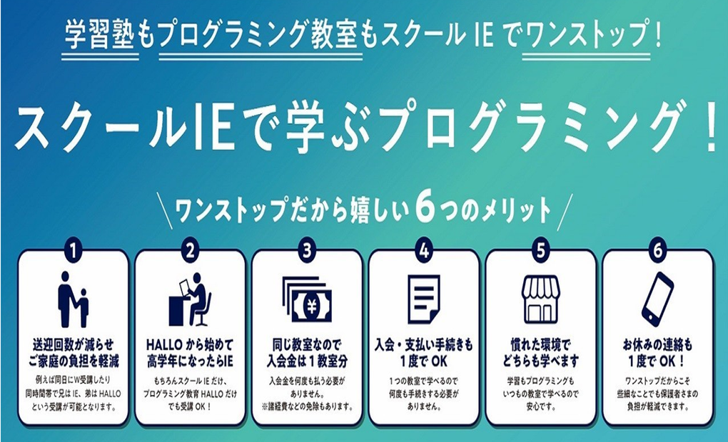 プログラミング教育 HALLO スクールIE 八千代中央校の画像