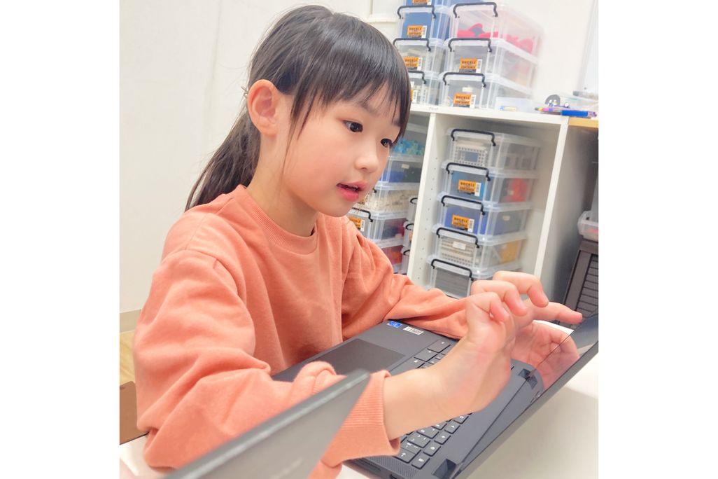 プログラミングのレッスンの様子