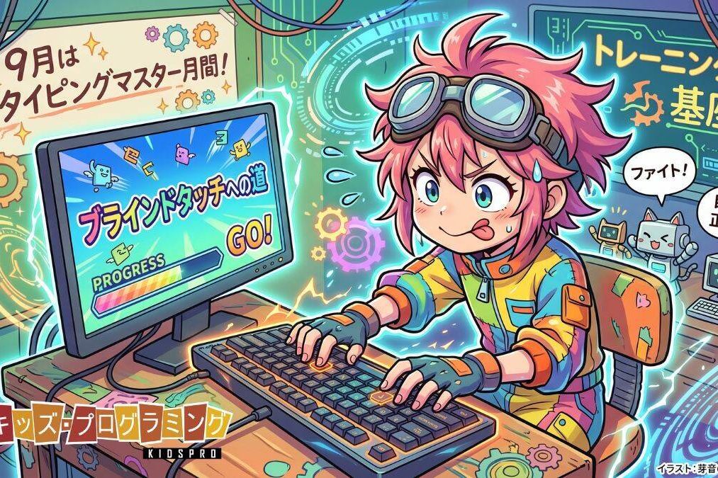 【KIDSPRO 9月企画】プログラミング上達の鍵！「タイピングマスター月間」を開催します！