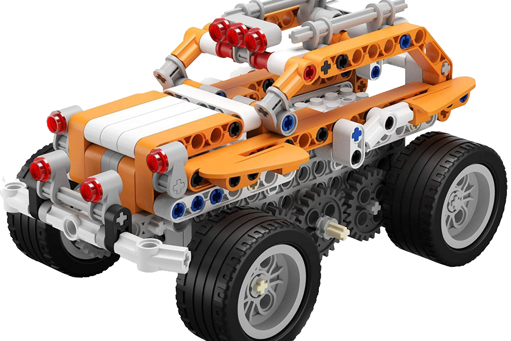 車型ロボットは男の子に人気です。