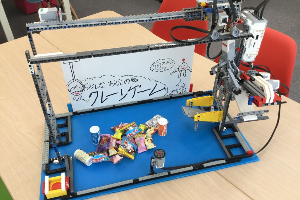 生徒による自由制作（クレーンゲーム）