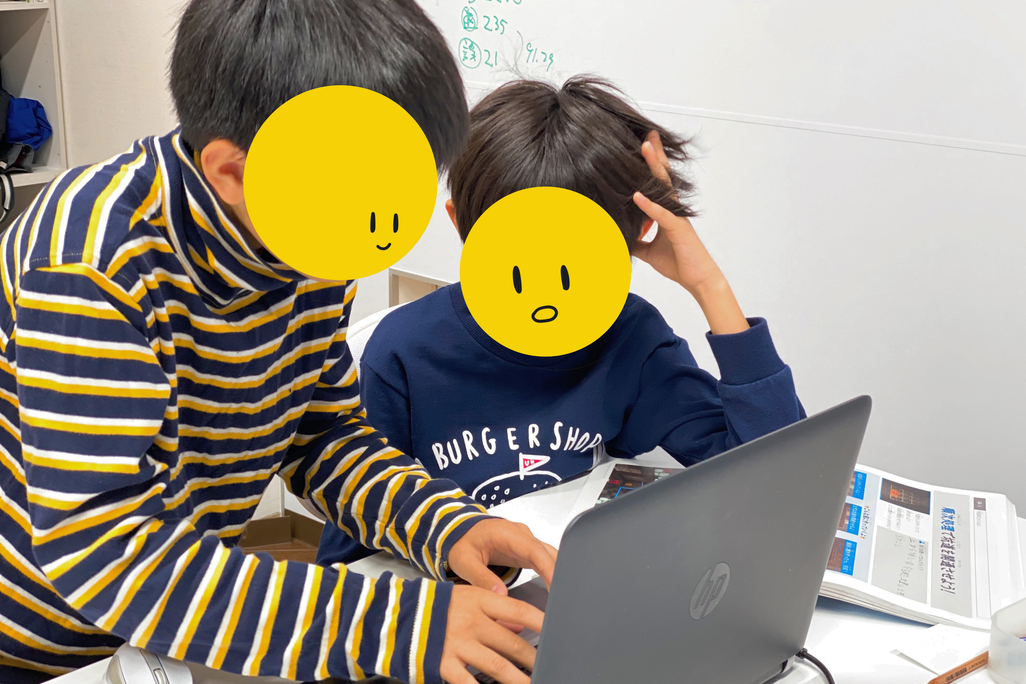 生徒さん同士の教え合いで理解を深められます