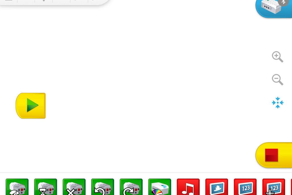 WeDoのプログラミング画面