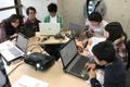 過去に実施したプログラミング体験会の様子です。