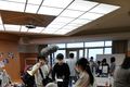 イベントで取材を受けるPepper