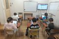 まず教室に来たらタイピングスタート！集中力発揮！