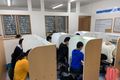 個別ブースで仕切られた空間で学習できる環境です。
