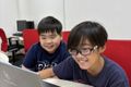 一緒にゲーム中