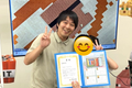コンテスト優勝生徒には表彰状を贈呈！