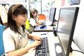 小学生の女子も楽しくタイピング！
