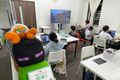 【初級コース】チームを組み、ひとつの課題に取り組むカリキュラムが多いのが特徴！もちろん発表もします！