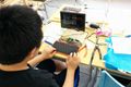 IchigoJamで電子工作に取り組む様子