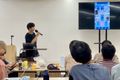 発表会の様子です。N Code Laboでは半期に一度発表会があり、お子さまの成長を実感できます！