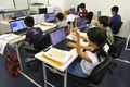 ゲームを作っている最中は、みんな真剣