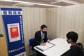 面談ブースになります。
