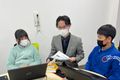１人の先生に対して生徒さんは最大3名！個別授業だからこそわからないところも聞きやすい！