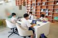 学校のような一斉授業ではなく、一人一人に合わせた個別学習です