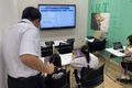 レッスンの様子です。楽しみながら、集中して取り組んでいます。