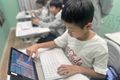 日本語ブロックでゲームやパズルを解く感覚で楽しみながら学習を進めます。