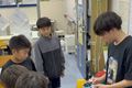 他の生徒の作品を見ることで、新しい刺激や目標を見つけています。