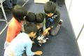 無料体験・説明会のロボット体験の様子