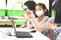 小学生チームがコード打ちロボット・プログラミングに挑戦！