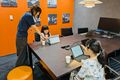 実際の授業の様子になります。ITオフィスの空間で学習することは良い刺激になると思います。