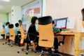 実際の授業風景。個別指導により生徒のレベルにあわせた学習が可能です。