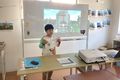 今日は自分で考えてつくったものをみんなに発表！