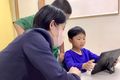 自分で作った作品を、同じクラスのお友達に発表する時間があります！