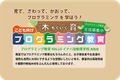 見て、さわって、かおって、プログラミングを学ぼう！
