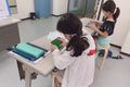 ロボット教室に比べ女の子の比率が高いことも特徴の１つ。