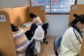 定期テストや実力テスト前には自習にも通っています。