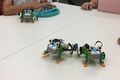 作ったロボットでお友達と競争だ！