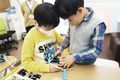 ペアで１台のロボットを製作します