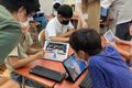 ipad を使っています。タイピング練習の際には、キーボードを使用します。