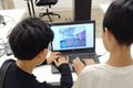 作ったゲームを生徒同士で楽しんでます！