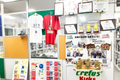教室に入ったら、トロフィーや賞状がいっぱい！世界大会にも出場したことのある教室です！