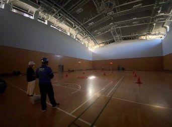 照明おとした状態でも練習します