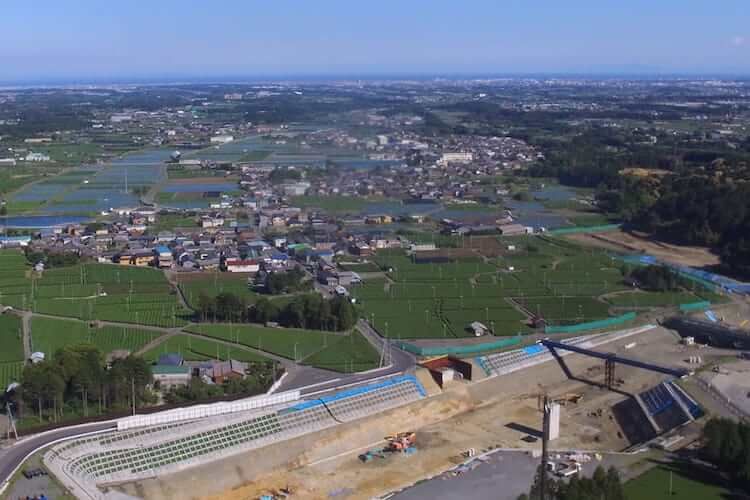 ドローンで撮影した写真